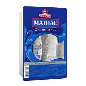 Филе сельди "Матиас" (вакум) 250гр