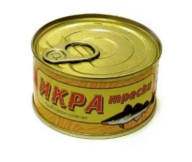 Икра трески ж/б 140гр