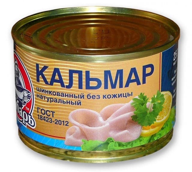 Кальмар 230гр ж/б